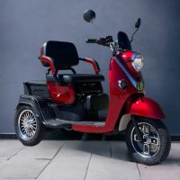 Електрическа триместна триколка MaxMotors X2 1500W Red, снимка 1 - Инвалидни колички - 44185065