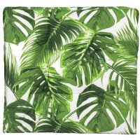 Възглавница за стол, Beige Tropical Leaves, 40x40cm, Зелено/ бежева, снимка 3 - Възглавници - 41164854
