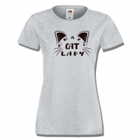 Дамска тениска Crazy Cat Lady,Котки,Животни,Развлекателни, снимка 4 - Тениски - 36427875