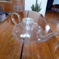 Стар стъклен чайник, снимка 3 - Други ценни предмети - 41415363