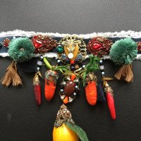 Чокър  от серията “Забранения плод” на дизайнерката Анелия Милчева, снимка 1 - Колиета, медальони, синджири - 41675716