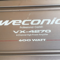 Авто усилвател Waconic 600 watt, снимка 1 - Аудиосистеми - 44693920