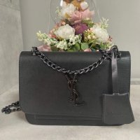 Черна луксозна чанта  YSL  код SG311, снимка 2 - Чанти - 38921594