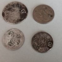 Пробити османски сребърни монети лот, снимка 2 - Нумизматика и бонистика - 41766567