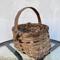 Стара плетена кошничка №1098, снимка 2 - Антикварни и старинни предмети - 34690969