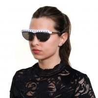 VICTORIA'S SECRET 🍊 Дамски огледални слънчеви очила WHITE MIRRORED нови с кутия, снимка 5 - Слънчеви и диоптрични очила - 40014777