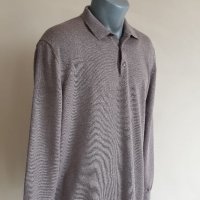 Hugo Boss Bono Polo Virgin Wool Finest Italian Yarn  Mens Size 2XL НОВО! ОРИГИНАЛ! Мъжки Тънък Пулов, снимка 14 - Пуловери - 39241981