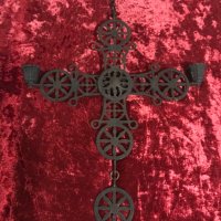 стари свещници кръстове кандила, снимка 1 - Антикварни и старинни предмети - 41906598