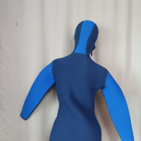 М Неопренов,водолазен костюм/боди с дълъг ръкав/ в синьо, снимка 7 - Екипировка - 36321746