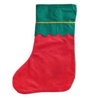 4218 Коледен чорап за подаръци с декорация снежинки, снимка 3 - Декорация за дома - 42714091