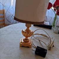 Стара медна нощна лампа, снимка 2 - Антикварни и старинни предмети - 40445796
