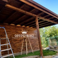 Изграждане на Дървени Навеси, снимка 12 - Ремонти на покриви - 41203096