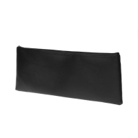 Bag Pouch Zipper Case Leather Storage  for Shure Micro - кожен калъф за кабелен микрофон с цип, снимка 2 - Микрофони - 44654468
