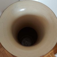 Голяма ръчно изработена ваза от Сайгон за под от 70-те години (порцелан, керамика), снимка 3 - Вази - 41425886