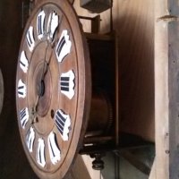 Френски стенен часовник, снимка 3 - Антикварни и старинни предмети - 40957938
