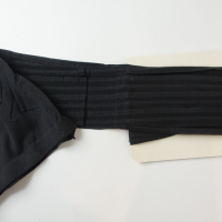 Emilio Cavallini S/M нов луксозен фигурален черен чорапогащник, снимка 5 - Бельо - 44685488
