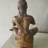 Стара антикварна статуетка, снимка 3 - Други ценни предмети - 44822074