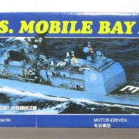 3Д Ракетен кораб 3D USS Mobile Bay - моторизиран , снимка 1 - Колекции - 40107745