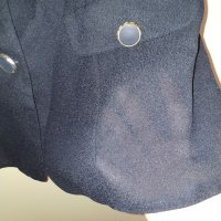 Лятно черно сако, размер 48, снимка 4 - Сака - 40448023