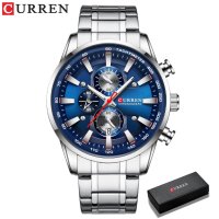 Мъжки часовник Curren Orrery, Хронограф, Неръждаема стомана, снимка 5 - Мъжки - 40246977
