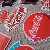 Цветни самозалепващи гланцирани стикер Кока Кола Coca Cola, снимка 3 - Аксесоари и консумативи - 41261721