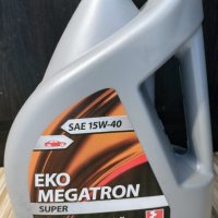 4 литра качествено моторно масло EKO MEGATRON SUPER 15W-40, снимка 1 - Аксесоари и консумативи - 34193885