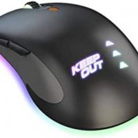 KeepOut X5PRO USB Optical 4000dpi Double Grey гейминг мишка НОВА, снимка 4 - Клавиатури и мишки - 39535277