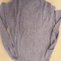 Лилава блуза Хелло - изключително приятна материя - мека , удобна, красива . Бродиран надпис с перли, снимка 14 - Блузи с дълъг ръкав и пуловери - 39217764