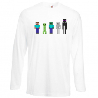Мъжка тениска майнкрафт Minecraft 7,Minecraft,Игра,Забавление,подарък,Изненада,Рожден Ден., снимка 13 - Тениски - 36496334