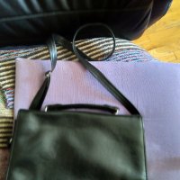 Чанта кожена през рамо женска с 5 прегради с цип 270х215х130мм, снимка 3 - Чанти - 41937157