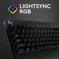 Гейминг клавиатура Logitech - G213 Prodigy, RGB, черна, снимка 4 - Клавиатури и мишки - 38785321