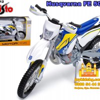 Husqvarna Fe 501 мащабен кросов мотоциклет 1:12 Maisto, снимка 1 - Коли, камиони, мотори, писти - 35467461