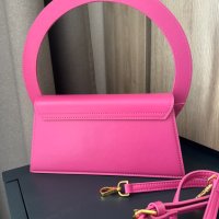 Розова чанта Jaquemus реплика, снимка 7 - Чанти - 41886931