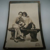 Стара романтична пощенска картичка от 1926г., снимка 3 - Филателия - 41976412
