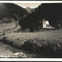 Пътувала пощенска картичка Проходът Люег преди 1943 с марка Хитлер от Австрия, снимка 1 - Филателия - 35924646