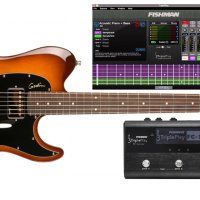 Godin Session TriplePlay wireless MIDI guitar controller + case + FC-1, снимка 2 - Китари - 41653259