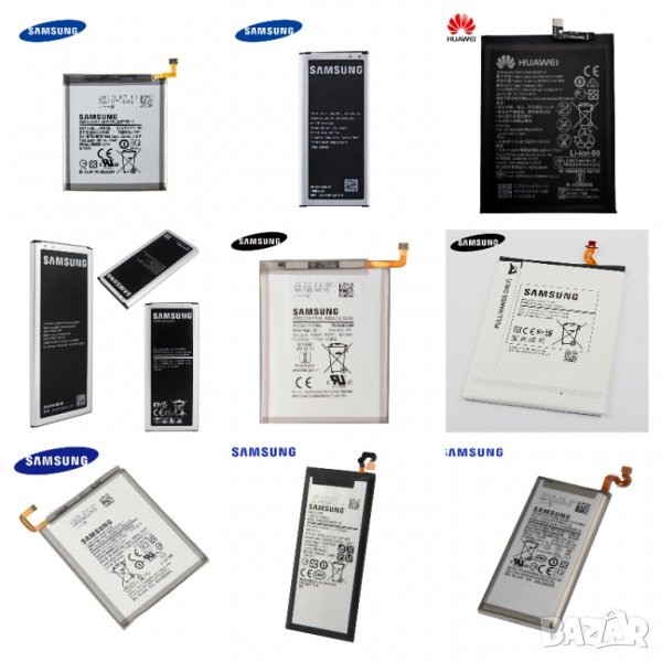 Батерия за Samsung Galaxy Note Plus edge s10 s20 s21 S6 S7 S8 S9 j5 j7, S, A, J, LG, HTC, iPhone, снимка 1