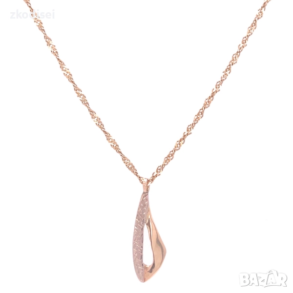 Златнo колие 3,43гр. 54,0см. 14кр. проба:585 модел:34243-6, снимка 1