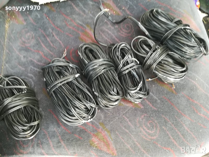 КАБЕЛИ ЗА ТОНКОЛОНИ 6БР Х 10МЕТРА 2507231300, снимка 1