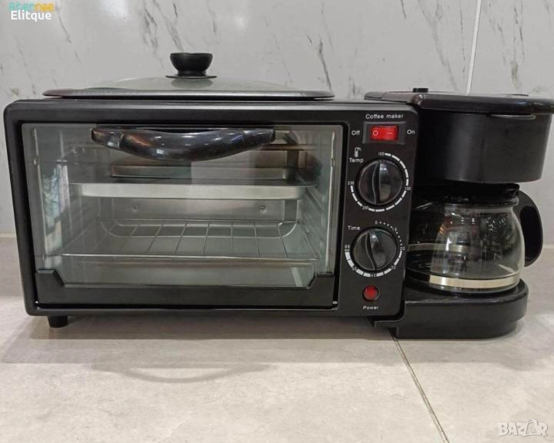 Многофункционална кухненска печка 3в1 – Тостер, Фурна и Кафемашина, снимка 1