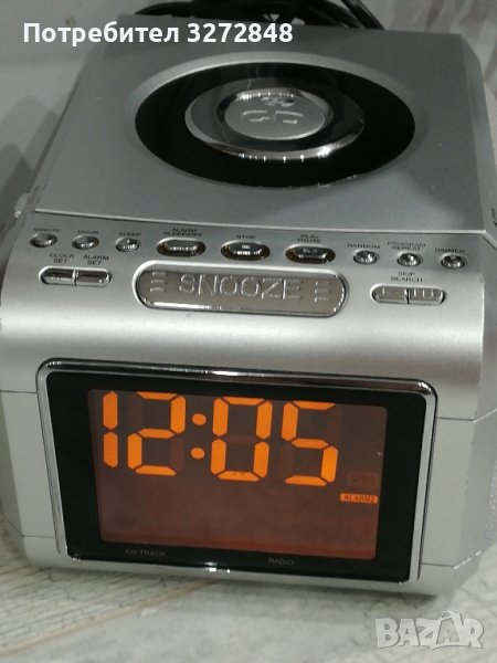 CD Player, радио, часовник, аларма - SNOOZE, снимка 1