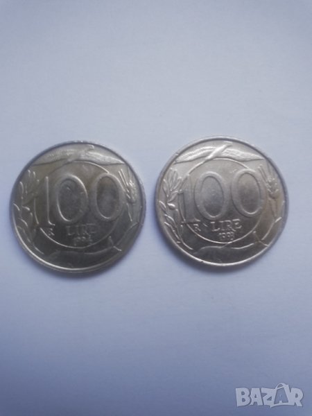 100 лири 1993 и 1994г.Италия, снимка 1
