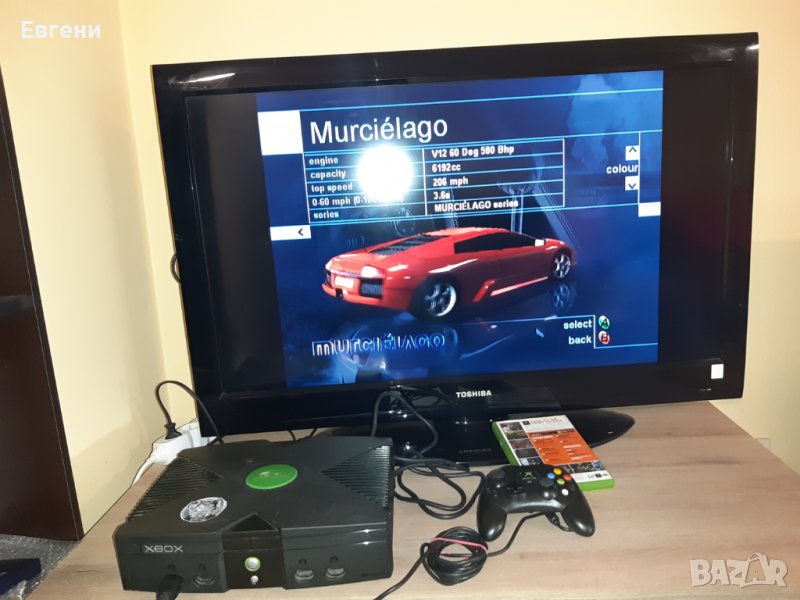 Ексбокс Класик + 1 брой игра, джойстик, снимка 1