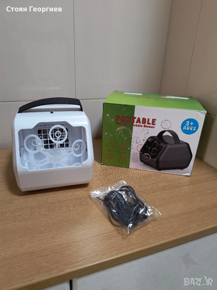 Чисто нова машина за сапунени балончета, снимка 1