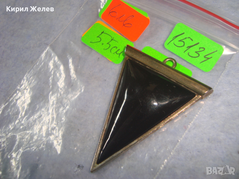 ВИНТИДЖ АРТ МЕДАЛЬОН с ЕМАЙЛ ЛАК РЕТРО СТИЛ 15134, снимка 1