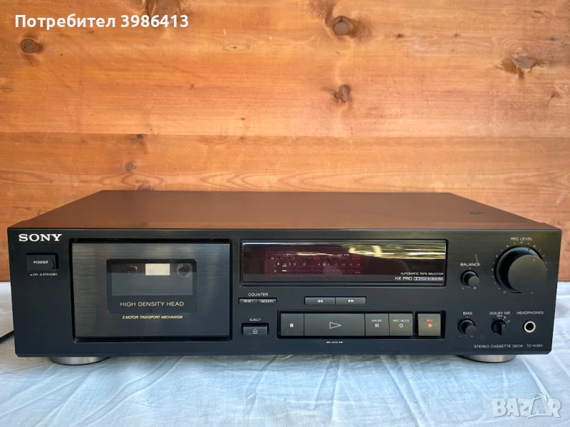 Двуглав касетен дек Sony TC-K390, снимка 1