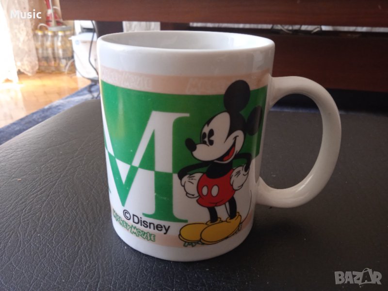 ✅Mickey Mouse стара колекционерска чаша с Мики Маус, снимка 1