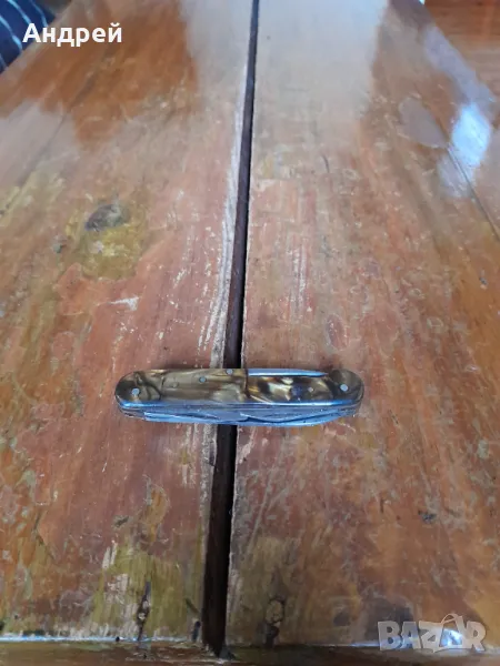 Стар джобен нож,ножче,ножка #90, снимка 1