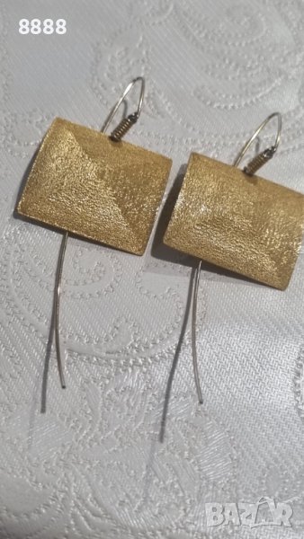 Stefano Patriarchi позлатени сребърни обеци проба 925 , снимка 1