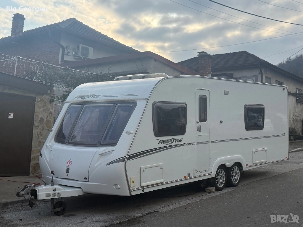 Каравана Abbey Freestyle-Mover/Солар/Форселт/Френска Спалня/TV/Душ кабина/Kато Нова, снимка 1